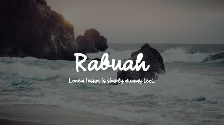 Rabuah Font