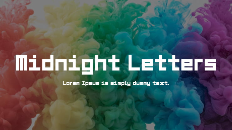 Midnight Letters Font Family