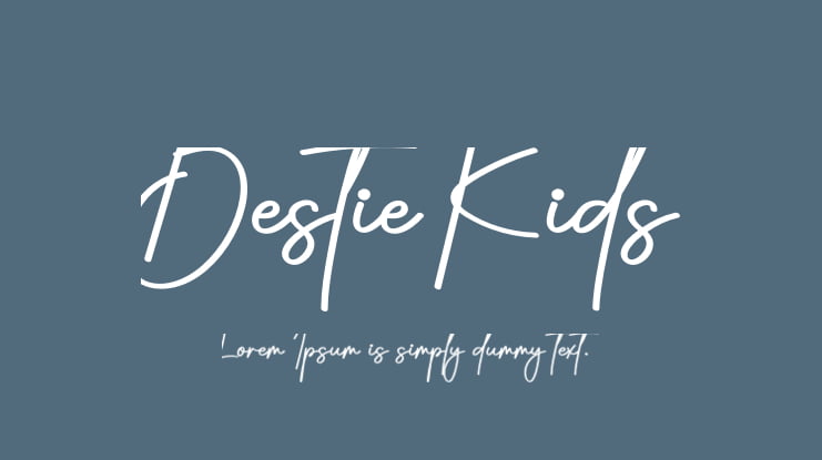 Bestie Kids Font