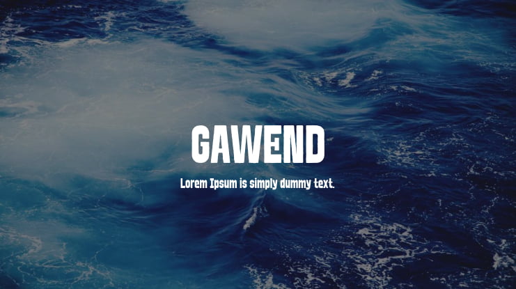 GAWEND Font