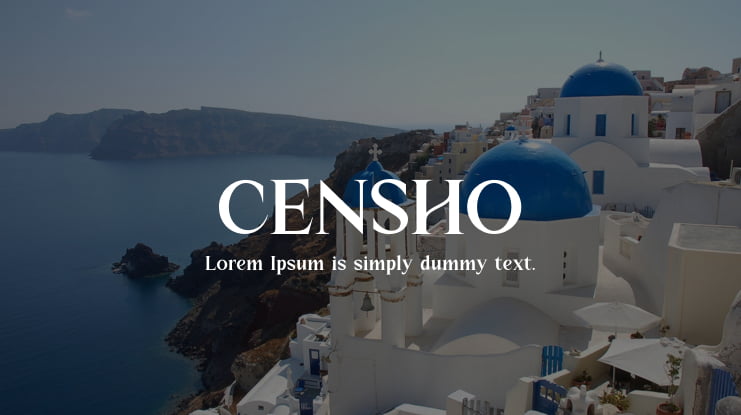 CENSHO Font