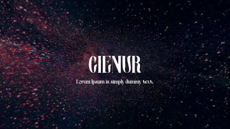 CIENUR Font