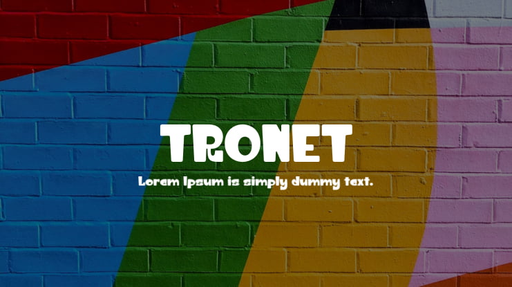 TRONET Font