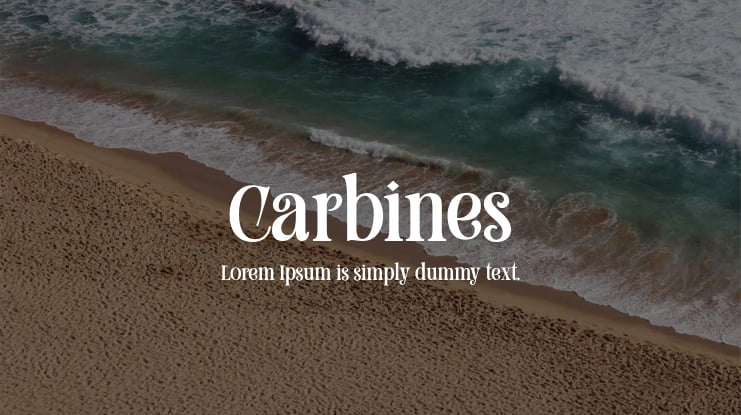 Carbines Font