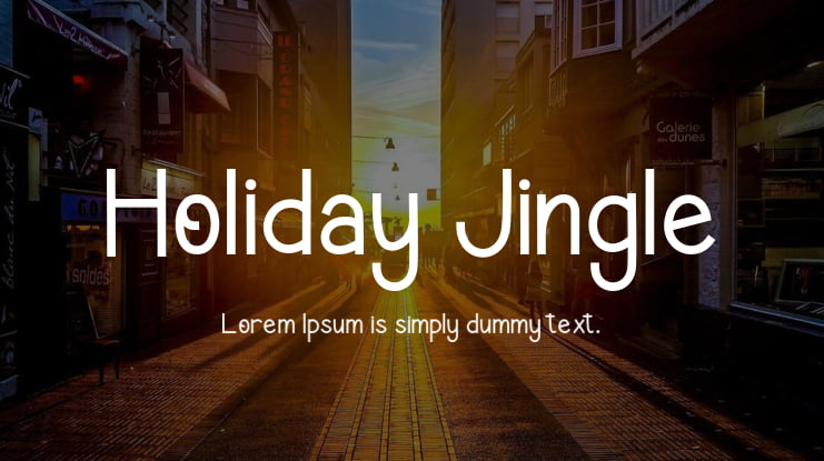 Holiday Jingle Font