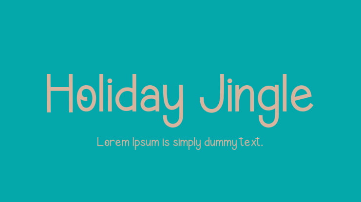 Holiday Jingle Font