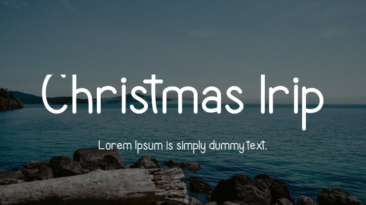 Christmas Trip Font