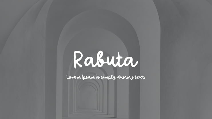 Rabuta Font