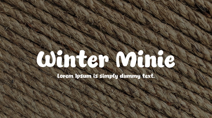 Winter Minie Font