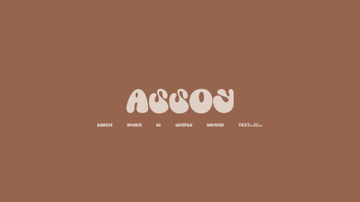 Assoy Font