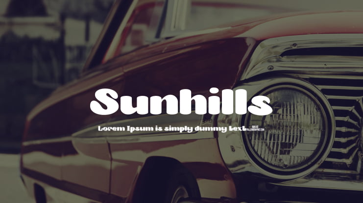 Sunhills Font