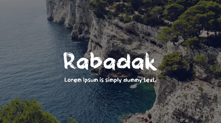 Rabadak Font