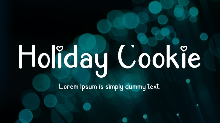 Holiday Cookie Font