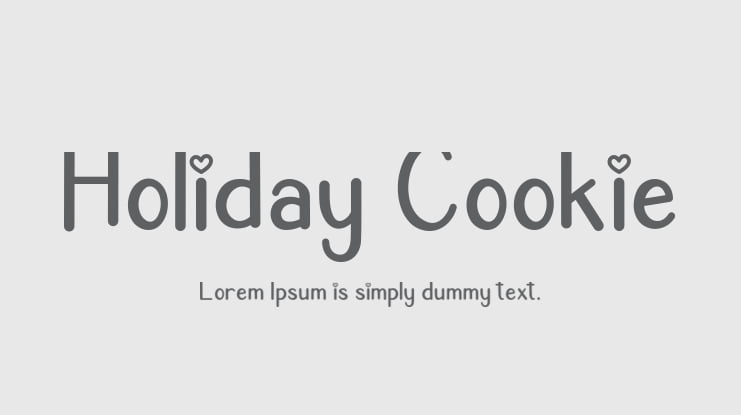 Holiday Cookie Font