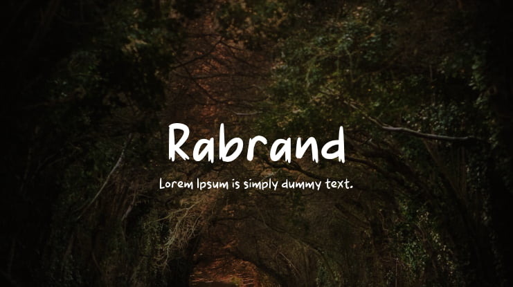 Rabrand Font