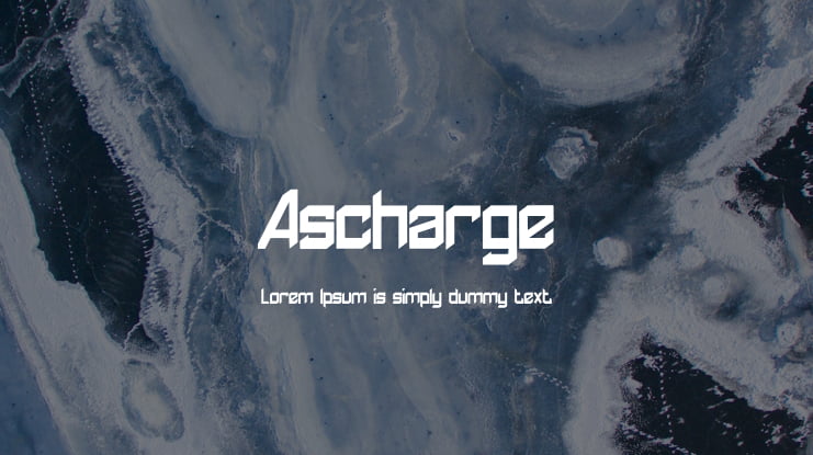 Ascharge Font