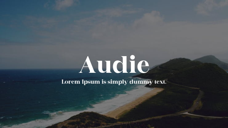 Audie Font