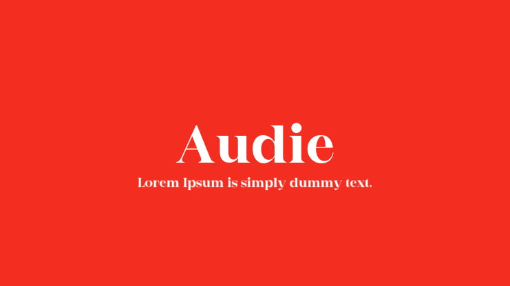 Audie Font