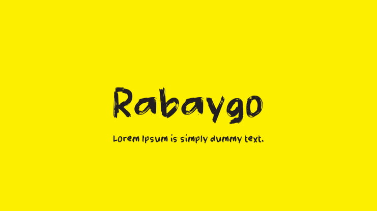 Rabaygo Font