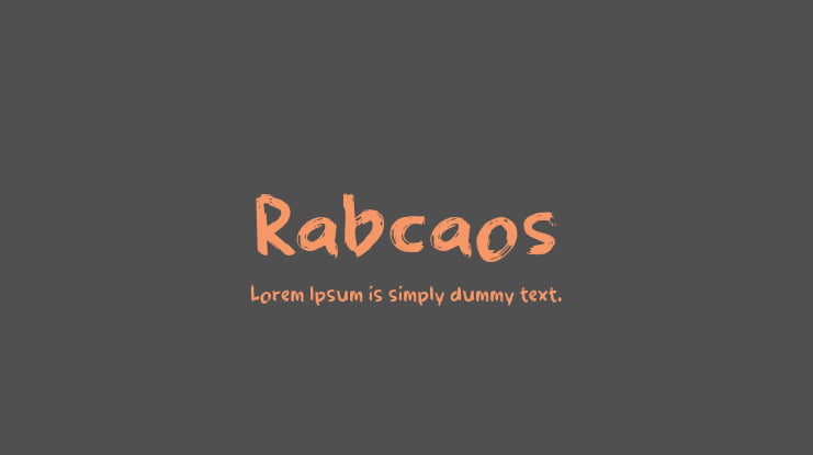 Rabcaos Font