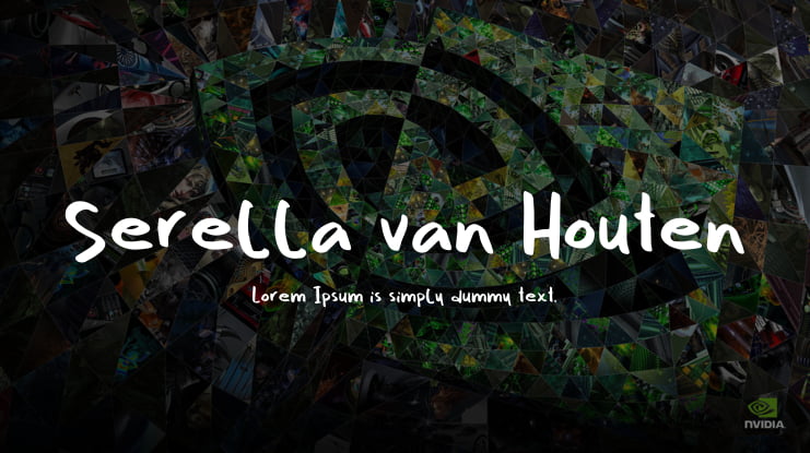 Serella van Houten Font