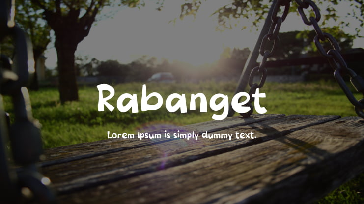 Rabanget Font