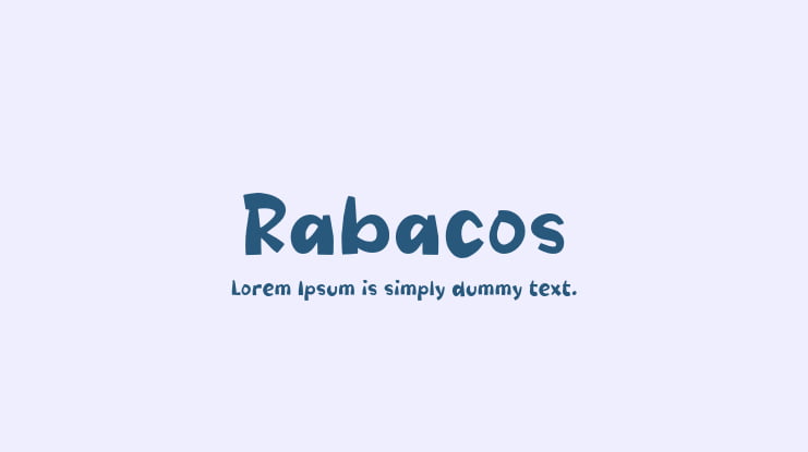 Rabacos Font