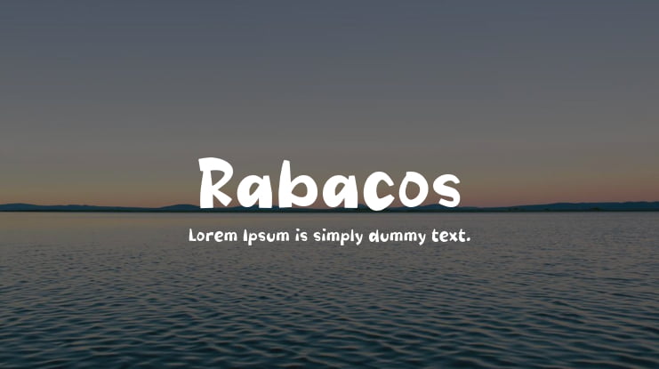 Rabacos Font