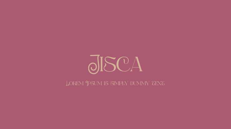 Jisca Font