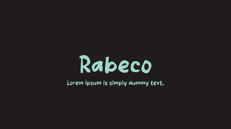 Rabeco Font