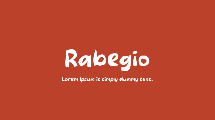 Rabegio Font