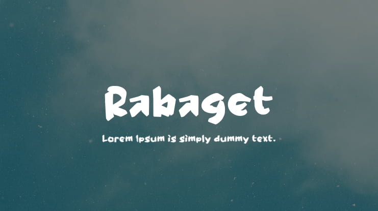 Rabaget Font