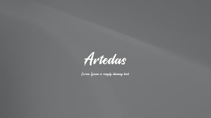 Artedas Font