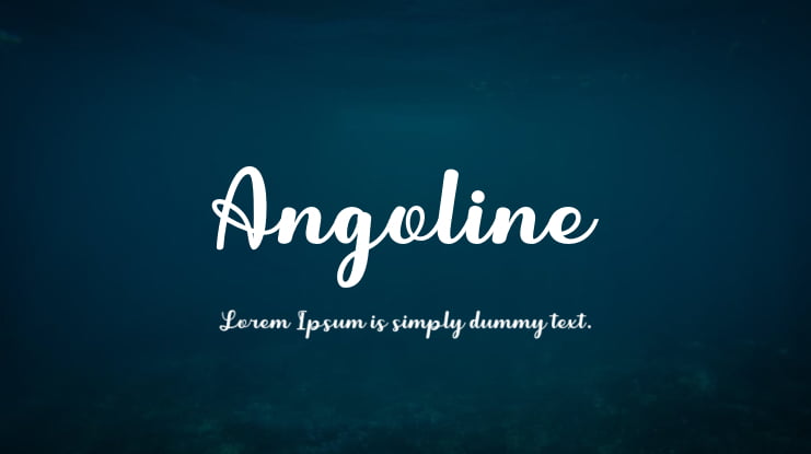 Angoline Font