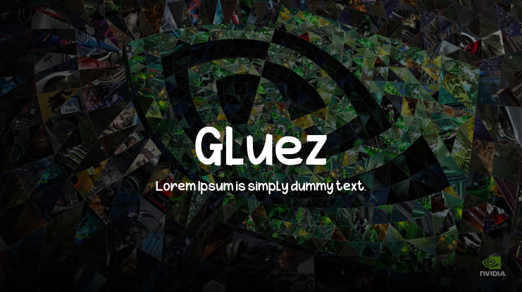 Gluez Font Family