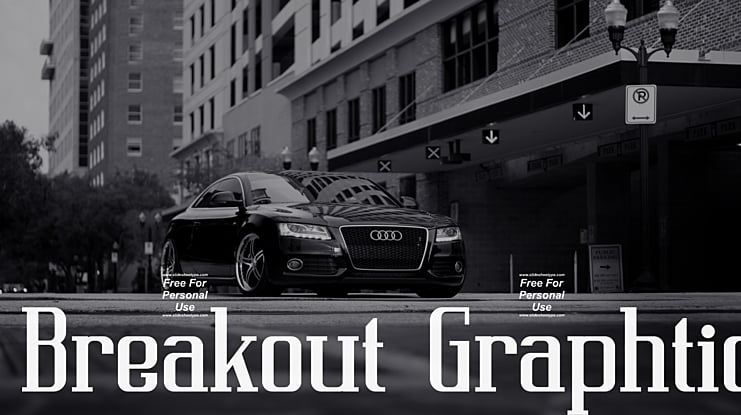 Breakout Graphtic Font