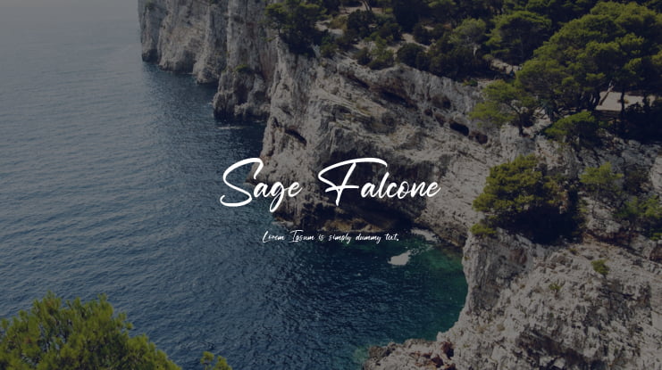 Sage Falcone Font