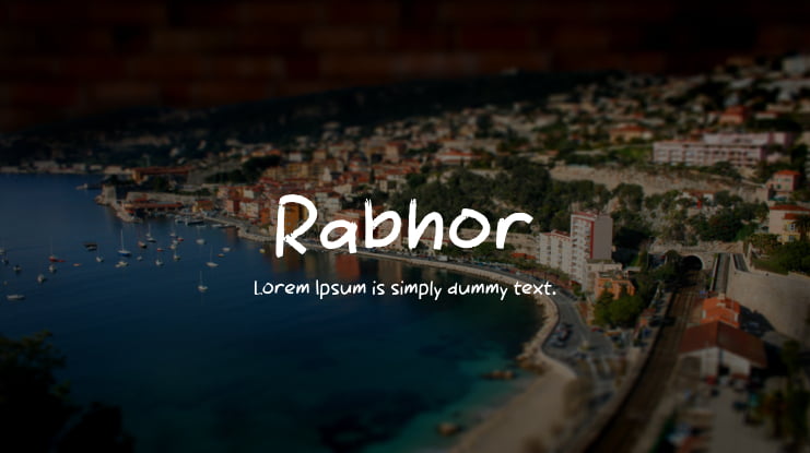 Rabhor Font