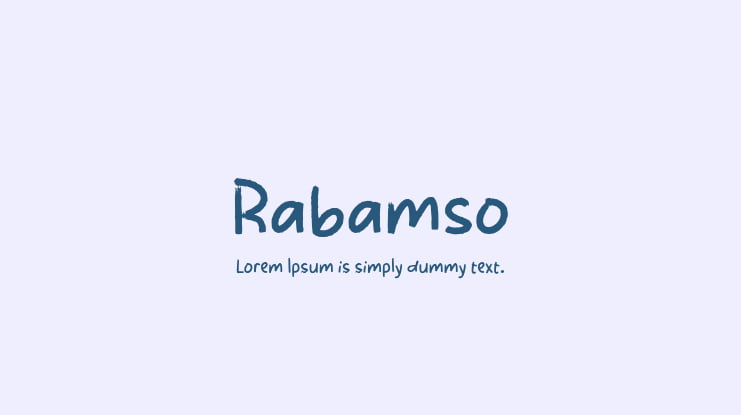 Rabamso Font