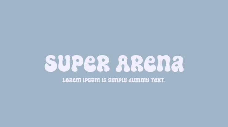 Super Arena Font