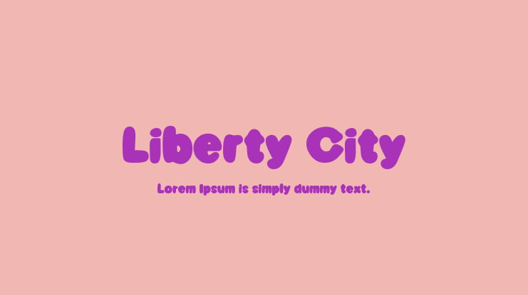 Liberty City Font