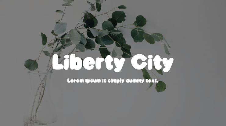 Liberty City Font