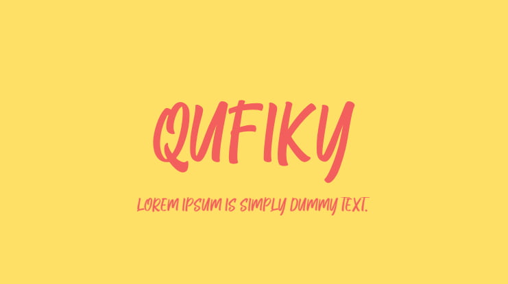 Qufiky Font