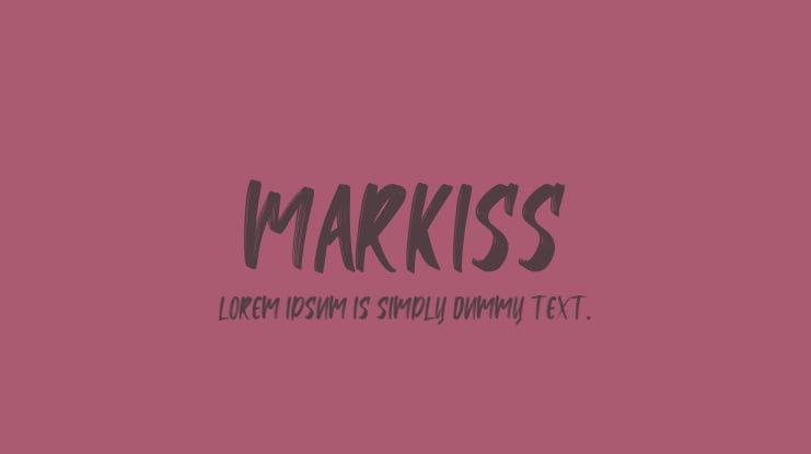 Markiss Font