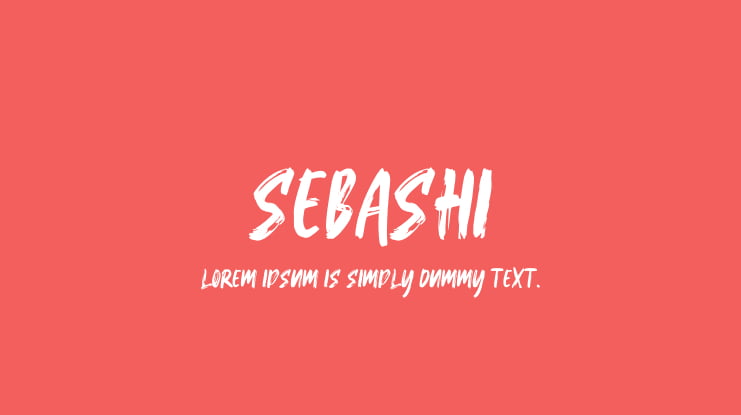 Sebashi Font