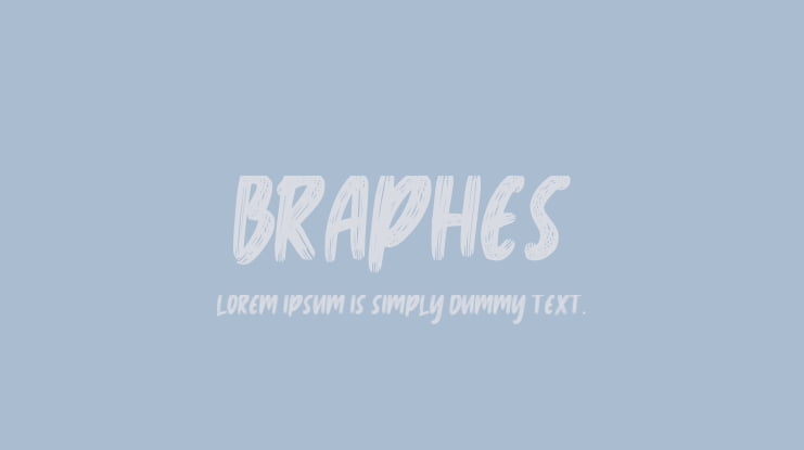 Braphes Font