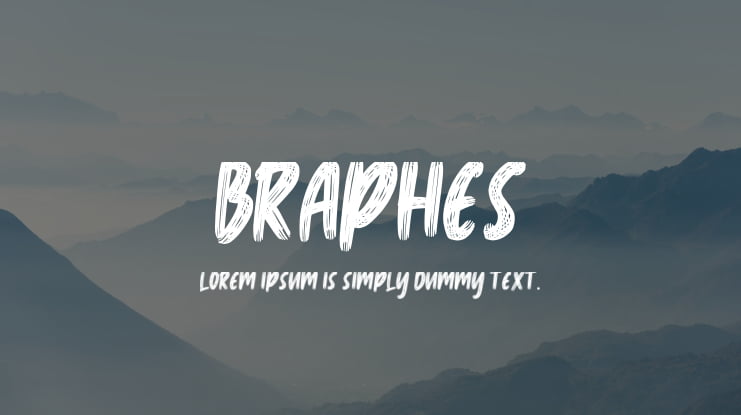 Braphes Font