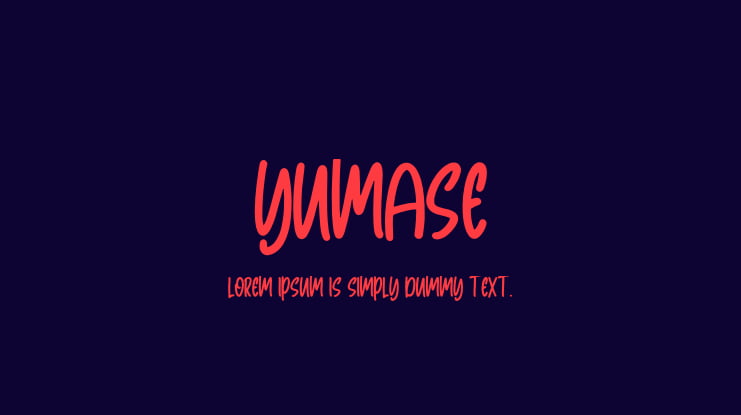 Yumase Font