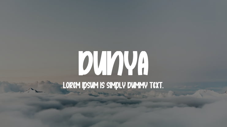 Dunya Font