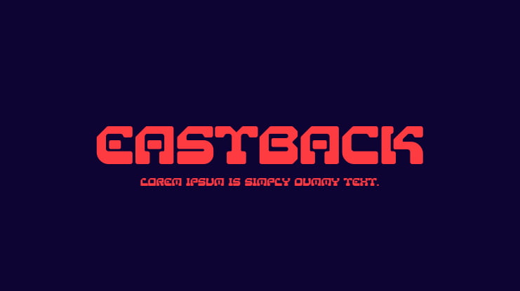 Eastback Font